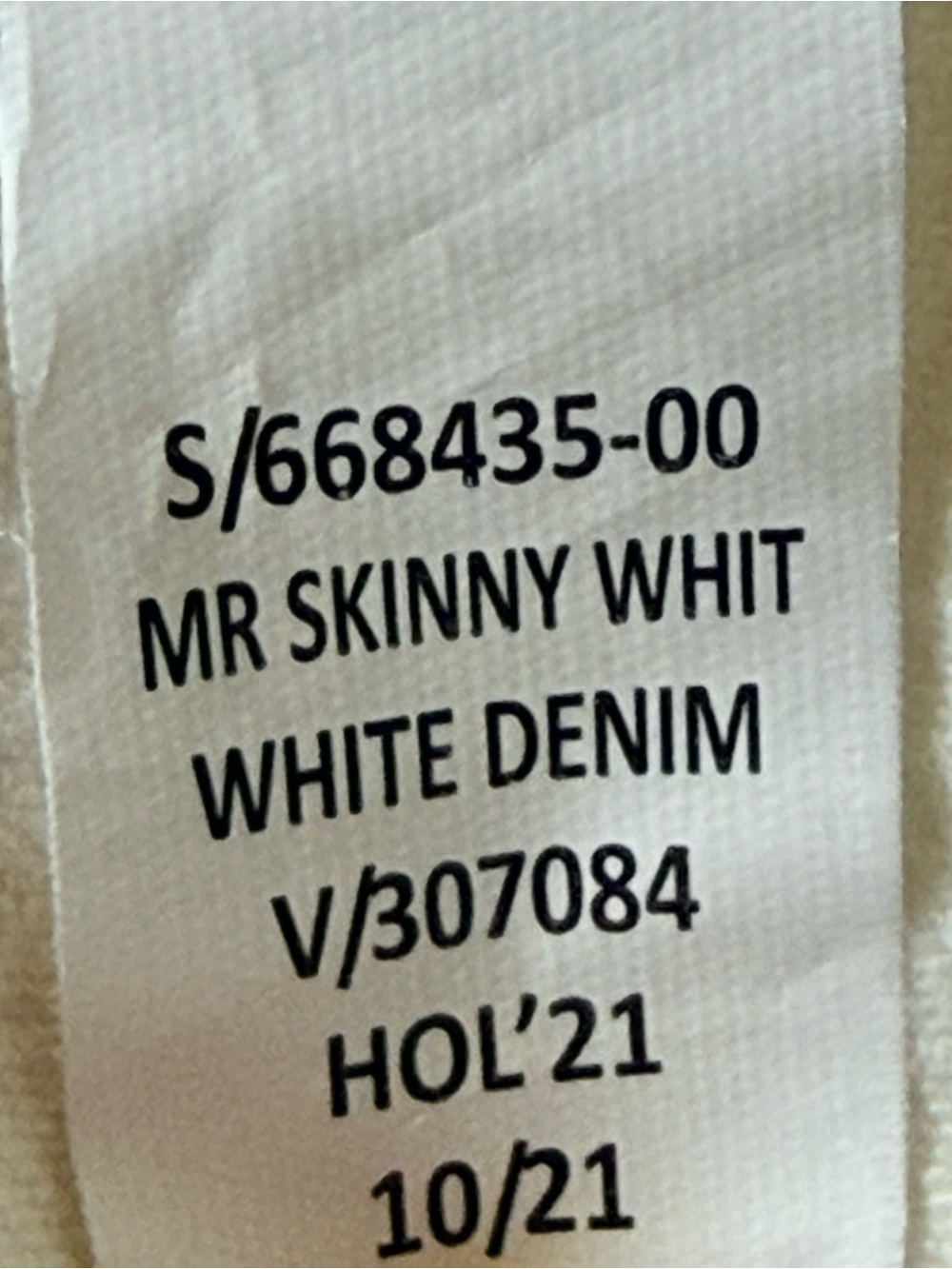Banana Republic Mr Skinny Fit White Denim Jeans Women’s Petite 30/10 - Picture 13 of 13